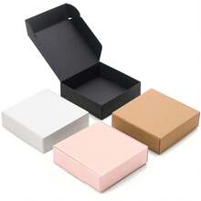 50pcs Mini Soap Boxes With Lids, Small Paper Boxes For Handmade Crafts, Bulk Jewelry And Accessories Packaging Boxes, DIY Gift Boxes For Weddings, Birthdays, Christmas, Halloween, Party Favors - View 1