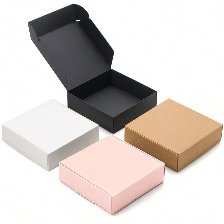 50pcs Mini Soap Boxes With Lids, Small Paper Boxes For Handmade Crafts, Bulk Jewelry And Accessories Packaging Boxes, DIY Gift Boxes For Weddings, Birthdays, Christmas, Halloween, Party Favors - View 1
