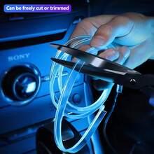 3M Car Interior LED Decorative Light EL Glowing Wire DIY Flexible Atmosphere Light Decoration USB Party Atmosphere Diode Neon Light - Car Ambient Light - View 2