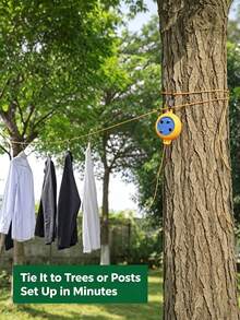 Retractable Travel Clothes Line, Camping Laundry Drying Rope, Portable Outdoor Clothesline With Carabiners, Adjustable Windproof Clothes Rope, Compact Travel Laundry Accessory, Indoor Outdoor Drying Line For Trip - Multiple Styles - View 7