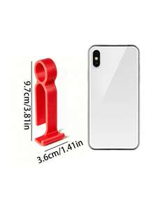 Multi- Function Phone Stand For Desk, Lazy Bracket For Bed& Office, Anti- Slip Portable Holder With Storage, Simple Plastic Decor For Home Office, Travel& Bathroom, Desktop Phone Cradle For Watching Movie,It'S The Perfect Gift For Oneself - Multicolor - View 11