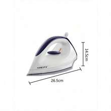 SOKANY 119 Household Electric Iron, 1200W High Power Strong Wrinkle Removal, Ceramic Non-Stick Soleplate, 5-Level Temperature Adjustment, Precise Ironing, Suitable For Home/Clothing Store And More - White - View 9