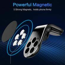 Car Phone Holder, 360° Magnetic Phone Mount, Universal GPS Phone Holder With Magnetic Bracket For Car Metal Air Vent - Random Styles - View 7