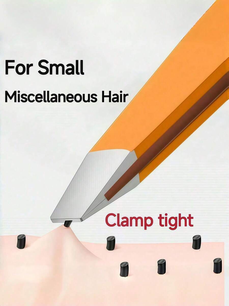 Slanted Eyebrow Tweezers Hair Removal Tool For Men, Beard Trimming Pliers, Small Tweezers, Eyebrow Grooming Tool