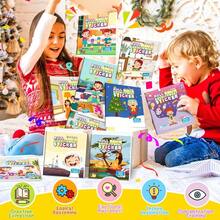 Children's Whole Brain Development Sticker Book Set, 3 Years Old Boys & Girls Fun Early Education Toy, Multi-Theme Thinking Enlightenment Sticker Game, For Hands & Reusable, Develop Focus & Logical Thinking, Improve Cognitive & Hands-On Ability, Home Parent-Child Interaction, Travel Time-Filler, Birthday Party & Holiday Gift Choice, Toddler Educational Enlightenment Gift - Multicolor - View 7