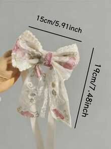 Flower Lace Embroidery Bow Curtain Tie Light Luxury Elegant Home Decoration Window Decoration And Accessories Strap, Storage Rope Tie Strap Strap - Multicolor - View 11