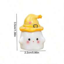 1pc Cute Ghost Ceramic Nail Brush Cup Mini Nail Brush Cleaning Container Pen Holder Practical Nail Tool, Suitable For Home And Nail Salon - Multicolor - View 12