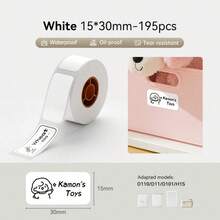 Niimbot White/Cable/Round/Transparent Thermal Label Stickers, Waterproof UV Paper, Suitable For D11 D110 Mini Printer Label Maker - Multicolor - View 10