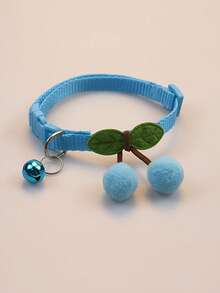1pc Cherry Decor Pet Collar 1pc Cherry Decor Pet Collar 1pc Cherry Decor Pet Collar - Multicolor - View 6