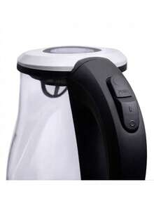 CAMRY Glass Electric Kettle, Glass Tea Kettle, 1.7L Water Kettle - LED Illumination, Boil-Dry Protection, Auto Shut-Off, White - EU E Type Plug(220-240V) - View 9