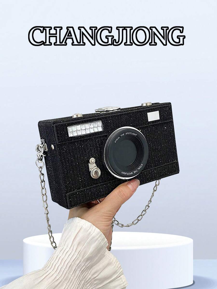 Personalized Camera Bag Square Mini Bag Wallet Multifunctional Elegant Vintage Shoulder Crossbody Bag Women's Daily Use Gift Party Evening