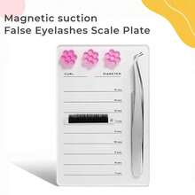 1 Magnetic Eyelash Tray, Eyelash Tray, Lash Tray, Eyelash Extension Tool, For Eyelash Extension - Multicolor - View 2