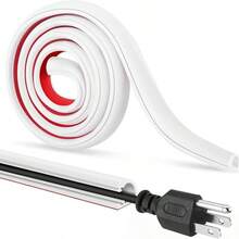 1/2pcs 1M X 1.5CM / 78.74 X 0.59 Inches Self-Adhesive Flexible D15 Sheaths, PVC Cable Sheathing Tubes, Suitable For PVC Cable Covering Materials For Homes And Offices, Used For Wrapping Cables And Cable Conduits - View 8