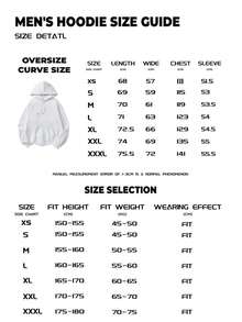 Autumn Winter Men's Cotton Loose Hooded Pocket Sweatshirt With Los Angeles California White Print, Casual Street Sporty Look - Peacock Blue - View 9