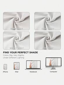 1pc Minimalist Solid Color Lace Trim Curtains, American Style Semi-Sheer Privacy Curtains For Bedroom Windows, Living Room Breathable Curtains, Home Window Decor, Holiday Decoration, Living Room Curtains - White - View 6
