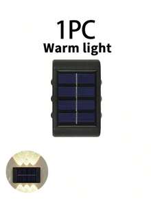 Solar Powered Outdoor Wall Light 6-LED Solar Spotlight IPX4 Landscape Balcony Outdoor Wall Decor Wall Lamp Dusk To Dawn - Solar Wall Light - View 10