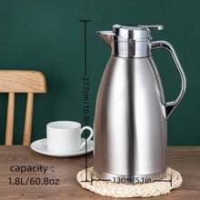 Insulated Water Pitcher Hotel Large Capacity Roman Style Double-Wall Vacuum Flask Tea Pot Hot Water Pot - Multicolor - View 8