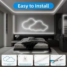 Dimmable LED Neon Light Strip, 3.28ft To 16.4ft Neon Light, 5V Flexible Neon LED Light With Gesture Sensor Controller, Suitable For Kitchen, Bedroom, Indoor And Outdoor Decoration, - Multicolor - View 9