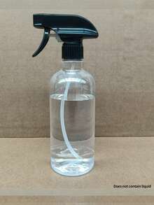 Multi-Functional 500Mm Spray Bottles - Adjustable Atomization And Spray Patterns, Leak-Proof Design, Suitable For Hair Care, Plant Watering, And Cleaning - Durable Plastic, Refillable, Clear - Multicolor - View 13