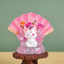 1 buah Boneka Resin Figur Lucu Berbentuk Rubah Ekor Sembilan Gaya Cina Baru Ukuran Besar, Kotak Buta Kreatif - A - View 11