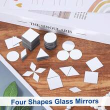 Various Shapes Mirror Mosaic Tiles - Mini Rhombus Glass Mirror, Suitable For DIY Art Wall, Door, Home Decor - 0.1cm Thickness, Mini Size, Perfect For Craft Projects - A - View 9