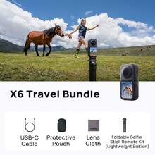 Insta360 X6 8K Panoramic Action Camera, Waterproof HD Anti-Shake, Handheld Pocket Camera, Custom Sensor, Dolby Vision, Large Capacity Battery, Windproof Microphone, Suitable For Travel, Vlog, Filming, Gifts - View 10