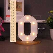 1/3/4/5pcs LED Numeric Lights (6.3"/8.27") - Romantic Warm White, Birthday, Wedding, Anniversary, Party Decor | Proposal Decoration, Personalized Gift - White - View 13