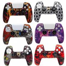 Game Controller Silicone Protective Case Rubber Skin Controller Cover Anti-Slip Protective Shell Compatible With Playstation5 DualSense - View 1