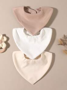 3pcs/Set Baby Bibs, Pretty Decorative Bibs For Baby Girls, Newborn Gift, Baby Gift - Multicolor - View 10