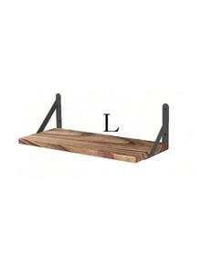 1pc/3pcs Bohemian Style Wooden Wall Hanging Storage Rack, Rustic Multi-Functional Display Shelf, Suitable For Living Room And Bedroom, Home Decor Books And Decorative Items Storage Rack, Ideal For Home, Bedroom, Living Room Wall Decoration - Multicolor - View 9