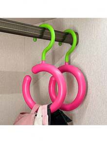 2pcs Multi-Function Strong Adhesive Hooks, No-Drill Clothes & Hat Hooks, Dorm Underwear, Camisole, Bag, Hat, Scarf No-Damage Storage Hooks - A - View 7