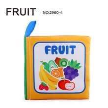 Infant Cloth Book Toy, Montessori Early Education Cognitive Enlightenment, Soft Color Palette, Attracts Baby To Learn And Recognize Cloth Book Content - Multicolor - View 12