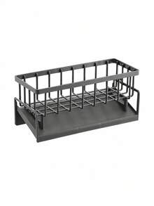 Multi-Function Kitchen Storage Rack, Sink Faucet Sponge Drain Basket, Kitchen Sink Cloth Drain Holder, Dish Soap/Steel Wool Storage Rack, No Installation Required, Suitable For Storing Cleaning Tools And Kitchen Supplies - Multiple Styles and Colors - View 9