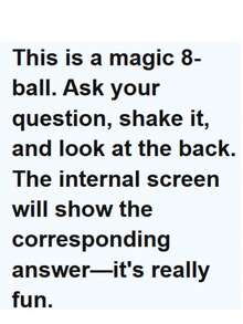 1pc Funny Magic , Magic Prediction Ball, Battery-Free, Fashion Creative Stress Relief Toy, Answer Prop, Prediction Prop, Birthday Gift, Perfect Gift - Multicolor - View 3
