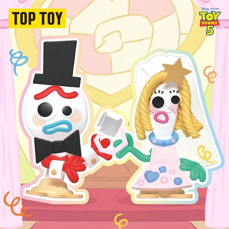 TOPTOY Disney Toy Story 5 Wedding Series Blind Box Theme Hanging Card Pendant Couple Gift - Multicolor - View 1