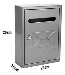 Wall-Mount Mailboxes - Gray - View 2