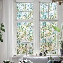 Wide Size Selection Leaf 3D Rainbow Stained Glass Window Film Static Cling No Glue Heat Control UV Blocking Decorative Privacy Frosted Sticker Reusable Colorful Decals For Home Door Sliding Glass - 1PC - View 3