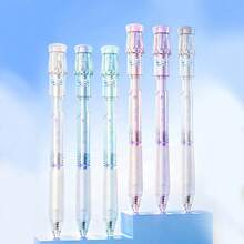 1/2支 Hobby 旋翼點擊中性筆 0.5mm ST 筆尖 黑墨水筆，趣味旋轉筆，快乾順滑書寫學生考試筆組，創意翼風車筆頂設計，可旋轉玩耍紓壓，3段可調模式，書寫時放鬆解壓，充滿樂趣，0.5mm 細 ST 筆尖，出墨均勻順滑，書寫不卡墨，字跡整潔清晰，舒適書寫手感 - A - 查看 2