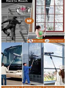 Glass Squeegee Suitable For Daily Home Use - Splicing Rod Rotating Type - View 7