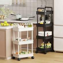1pc Multi-Functional Rolling Cart, Suitable For Bathroom, Bedroom And Office Storage, Can Store Toiletries, Toys And Various Items, Smooth Casters, Space-Saving, Keep Home Organized And Tidy, Mobile Storage Cart - White - View 3