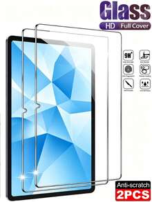 2pcs HD Tempered Glass Screen Protector 9H Hardness Anti-Explosion Anti-Scratch Easy Application Suitable For Samsung Galaxy Tab S9 S8 S9FE A11+ 12.4 Inch/Suitable For IPad Air Pro 11/13 Inch 5th/6th/7th/8th/9th/10th/11th/12th Generation/Suitable For Xiaomi/Suitable For Huawei MatePad/Honor Office/Drawing Auto-Adsorption Bubble-Free Smooth Oil-Resistant Protective Film - Clear - View 50