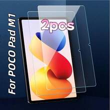 2pcs/Pack, Compatible With Xiaomi Pad 2/ Pad 2 Pro/ Pad 2 Pro 5G/ POCO Pad M1/ POCO Pad X1/Pad Mini/Pad 2 2026(9.7-Inch), Compatible With OPPO Pad 2 11.61 Inch 2023, Pad Neo 2024(11.4-Inch), Pad Air 2022 (10.36") Tablet Screen Protector - 9H Hardness (Scratch-Resistant, Shock-Resistant), Bubble-Free, High Definition Transparent, Smooth Surface Tablet Design Gradient Gloss, Suitable For Gaming, Video Calls, Daily Use, High-Quality Tempered Glass, Bubble-Free Fit, Screen Protector - Clear - View 2