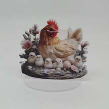 Cross-Border Mother Hen And Her Chick Aleck Waterproof Wear-Resistant Figurine - A - View 6