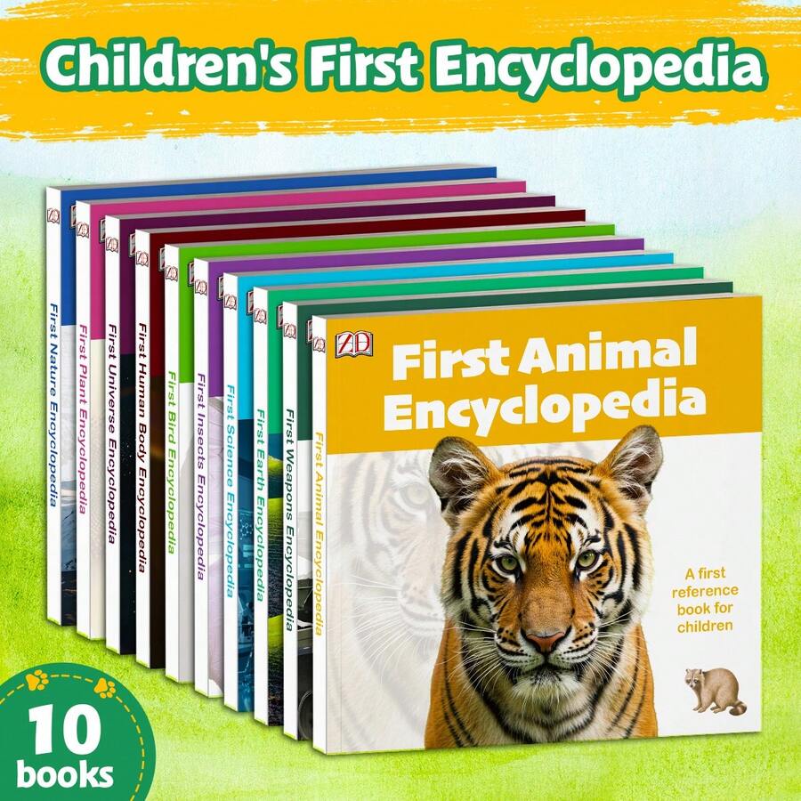 Encyclopedia Of Nature And Science, Animals, Birds, Plants, Insects, Earth, Human Body, Universe, Fact-Rich Visual Knowledge Companion, Suitable For Family Learning, With Beautiful Full-Color Illustrations