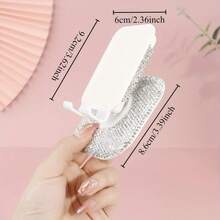 Desktop Rhinestone Phone Stand, Cross-Border Rhinestone Phone Holder, Portable Foldable Telescopic Stand, Universal Slouchy Home Use. - Luxurious - View 17
