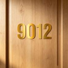 Reflective Stickers With 0-9 Numbers - Made Of Waterproof Vinyl Material With Strong Adhesion. Suitable For Outdoor Signs, Mailbox Address Plates, Vehicles, Helmets, Safety Labels And Windows. - New Arrival - View 5
