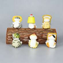 mofusand 1pc Toast Headgear Cat Blind Box, Soft And Cute Cure, Style Random Blind Draw. Holiday Gifts Are Very Suitable For Family, Friends And Classmates. They Are Cute And Hand-Made. (Stochastic Style) - Multicolor - View 7