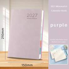 2027 Daily Planner Calendar Diary, 320 Pages Summary Notebook With 365 Day Checklist, Weekend Combo Layout, New Year Gift - One Size Fits All - View 3