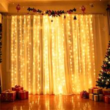 Battery Powered Holiday LED Fairy Lights, Indoor Curtain Lights, 8 Lighting Modes, Perfect For Christmas, Halloween, Easter, Bedroom, Wedding, Garden, Living Room, Party Decoration Lighting String - Battery Box Curtain Light - View 7