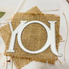 1pc Christmas JOY Greeting Card Cutting Die, JOY Greeting Card Embossing Cutting Die, Suitable For Holiday Decoration, Scrapbooking Paper Craft Knife Mold, Handmade Greeting Card DIY, Christmas Card Invitation - Christmas - View 4
